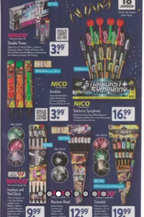 Aldi Nord Feuerwerk Prospekt 2024/25! YouTube