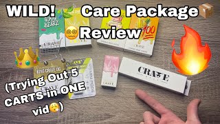 Wild! 🍃 Care Package Unboxing and Review📦💯(Absolute GAS ⛽️, 1 Cart + 4 Disposables + Edibles Review)