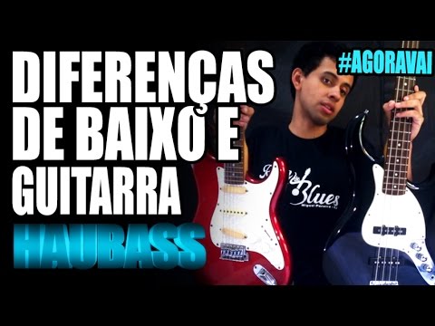Vídeo: Diferença Entre Baixo E Guitarra