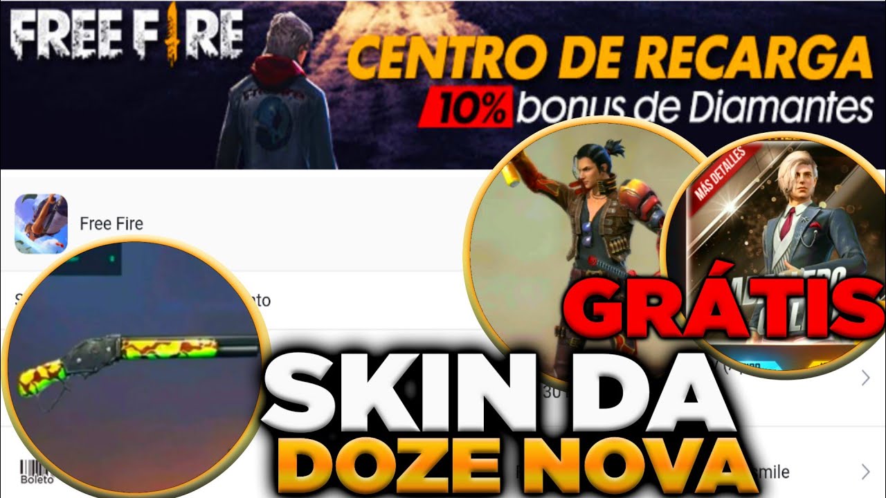 Evento de recarga no Free Fire oferece diamantes com até 80% de