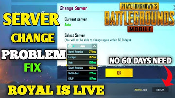 HOW TO CHANGE SERVER IN PUBG ! NO 60DAYS NEED ! WORKING TRICK ! Road to 1K