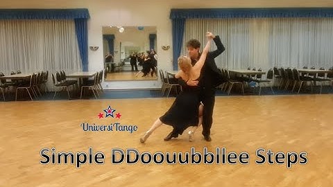Tango lesson - Easy Double Steps