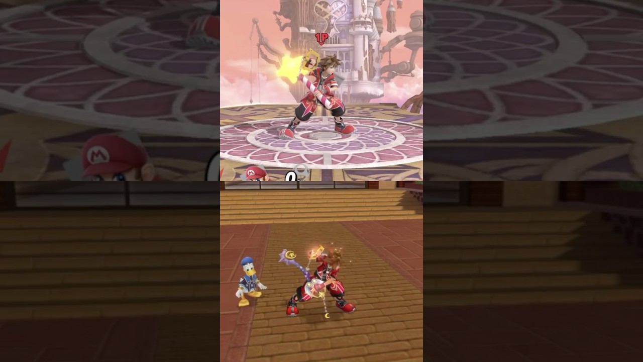 SSBU vs Kingdom Hearts Sora skills comparison / スマブラvsキングダムハーツ ソラ 比較 #shorts #ssbu #kingdomhearts