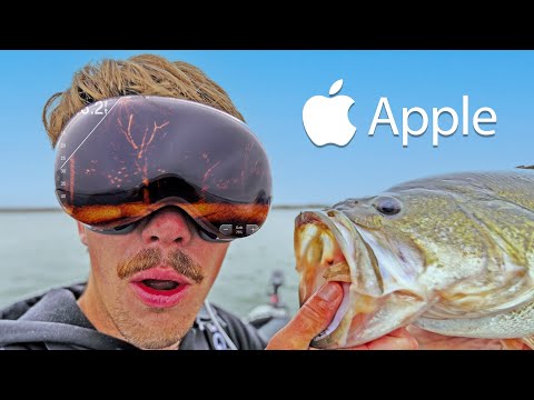 Fishing With The Apple Vision Pro -- The Future Is Here