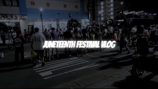 I PULLED UP TO A JUNETEENTH FESTIVAL...