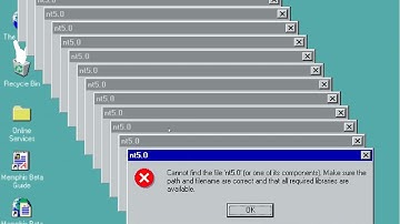 Windows Memphis Build 1400 Crazy Error Preview (Microsorft Memphis Build 1400 Crazy Error)