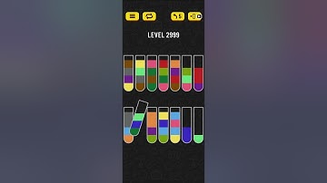 water sort puzzle level 2999