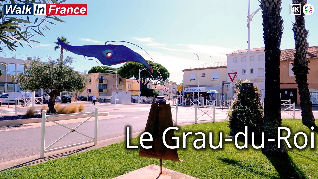 Rue Folco de Baroncelli (4K) | Le Grau-du-Roi 2025