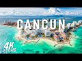 Cancun 4k amazing aerial film  calming piano music  beautiful nature