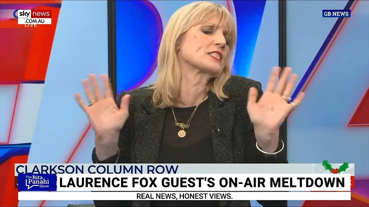 Irate Tessa Dunlop has meltdown about Jeremy Clark...
