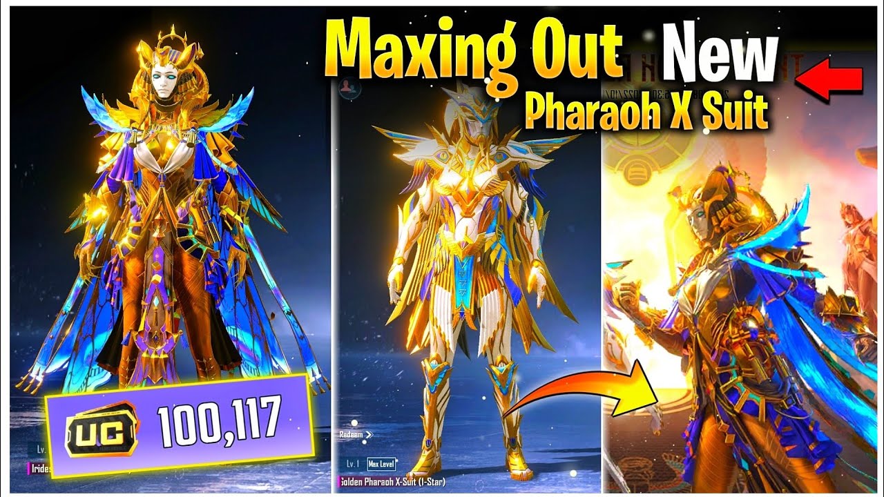 MAXING OUT 😱 NEW ULTIMATE 7 STAR PHARAOH & NEW IRIDESCENCE X-SUIT CRATE OPENING IN PUBG MOBILE