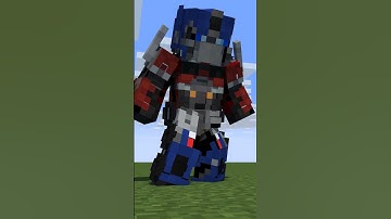 Thumbnail of Bumblebee and Optimus Prime (Mine-imator)
