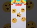 Easy Emoji Drawing 😍😜 | 5 Expressions in 30 Seconds! #shorts #emoji #drawing #art #fun