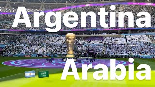 Así se vive un partido de ARGENTINA en el MUNDIAL de QATAR 2022.