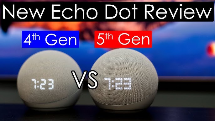 Echo Dot 5th gen: NEW Display + Speakers! 
