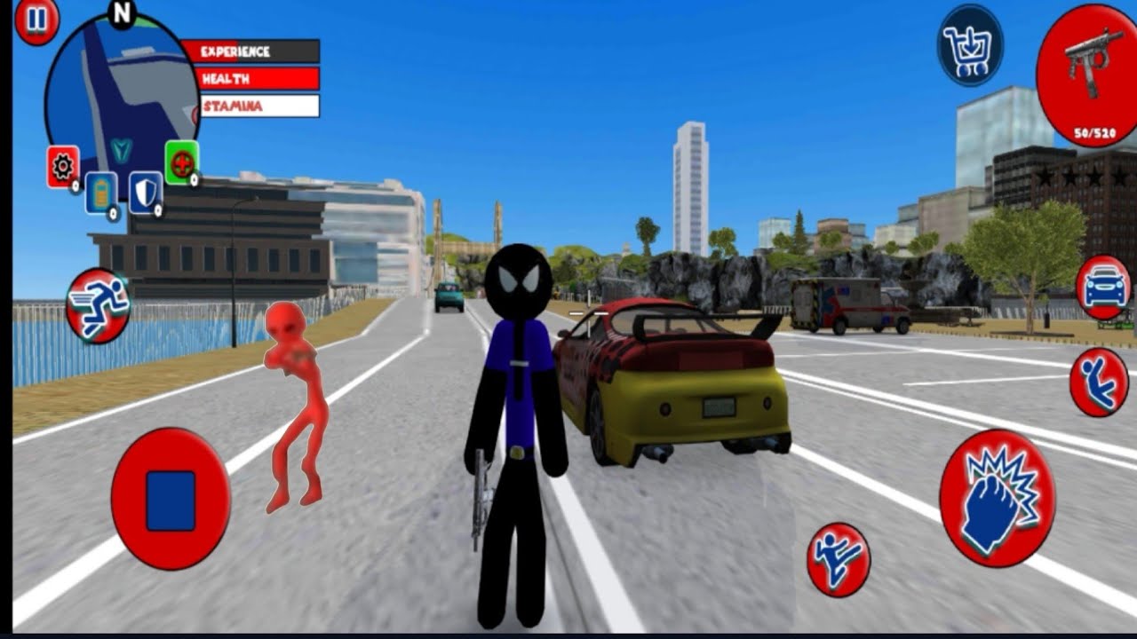 Police Stickman Rope Hero 24 Android Gameplay YouTube