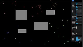 I have returned! Boids (birds) AI movement web simulation Net Worth