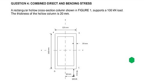 Combined Direct & Bending Stress | N6 Strength of Materials Exam Prep