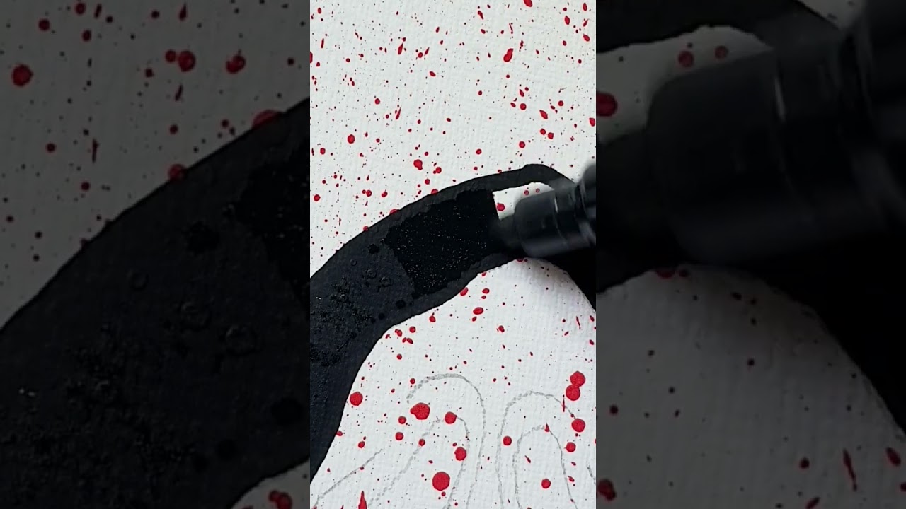 Drawing Ghostface 📞 SCREAM