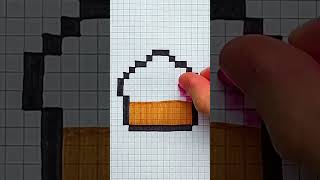 How to Draw Cherry Cake #shorts #pixelart