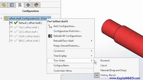 What’s New in SOLIDWORKS 2017: Sort Configuration Tree