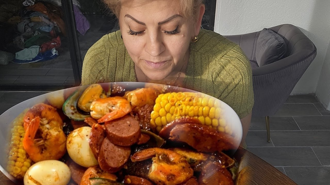 чужеземное Луизианское блюдо Juicy Crab - YouTube