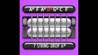 Perfect Guitar Tuner (7 String Drop A# / Bb = A# F A# D# G# C F)