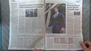 ASMR - Newspaper Review -Australian Accent -Chewing Gum & Reviewing the Newspaper in a Quiet Whisper screenshot 2