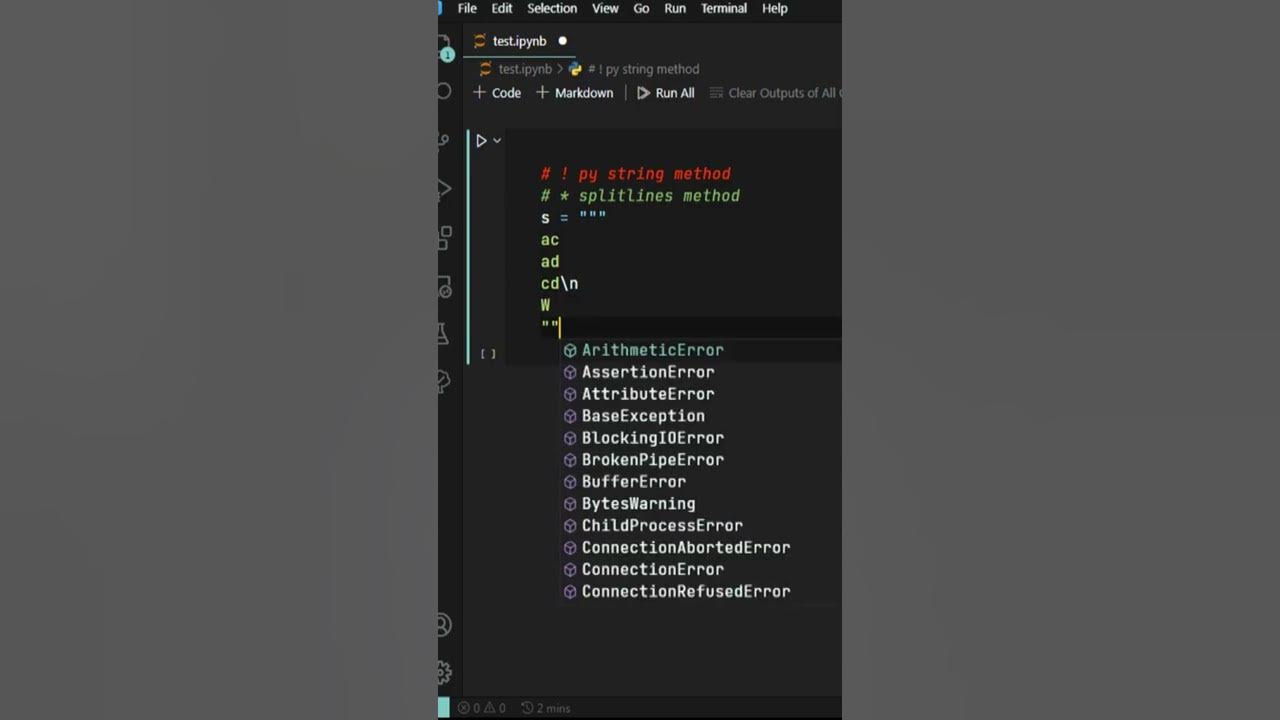 Python String Splitlines