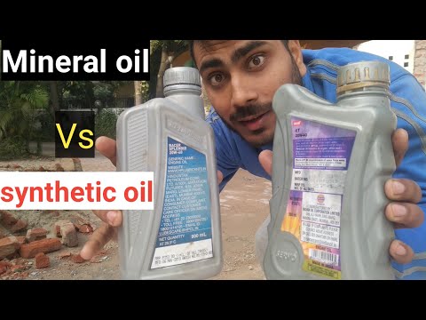 Mineral oil Vs synthetic Engine