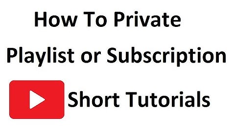 How To YouTube Channel Keep all my subscriptions or saved playlist private | how to hide playlist |
