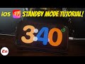 iOS 17 StandBy Mode Tutorial; How to Enable, Use &amp; Customize!