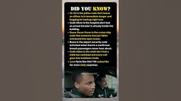 Secret Emergency Codes That Mean Someone’s Life Is on the Line 😳