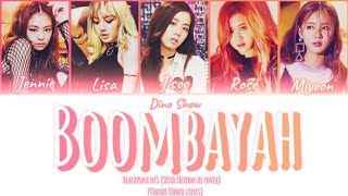 BLACKPINK OT5 (With Miyeon) BOOMBAYAH [COLORS CODED LYRICS] | AI COVER