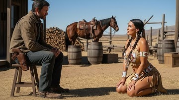 By sacred Law, I Owe You Offspring for Saving Me, Cowboy,” the Apache Widow Said with a Smile!