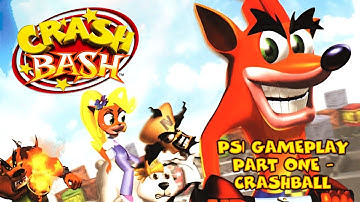 Crash Bash PS1 Gameplay Part 1 – Crashball (The First Party Minigame) (4K)