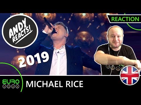 UNITED KINGDOM EUROVISION 2019 REACTION: Michael Rice - 'Bigger Than Us' | ANDY REACTS!