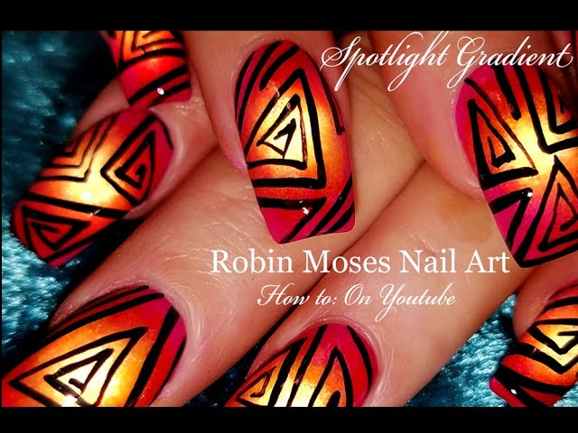 DIY Neon Spotlight Nails | Summer Nail Art Design Tutorial class=