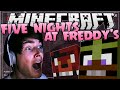 FIVE NIGHTS AT FREDDY'S | INSANE Jumpscares! | Minecraft