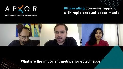 What are the important metrics for edtech apps