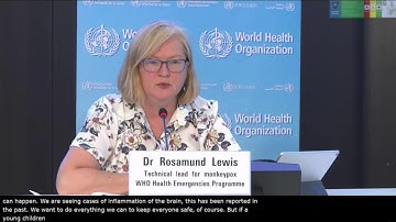 LIVE: Media briefing on monkeypox, COVID-19 and other global health issues