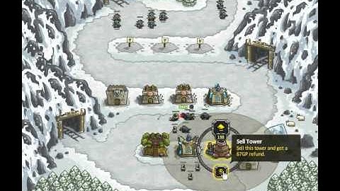 Kingdom Rush - Coldstep Mines (Level 7) - Heroic Challenge - normal difficulty