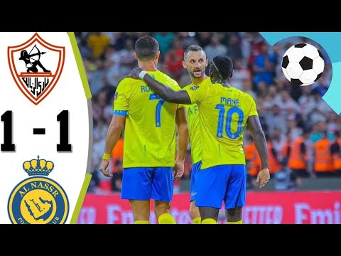 Zamalek vs Al Nasser 1 - 1| Highlights & All Goals 2023 | Ronaldo Goal Zamalek vs Al Nasser 1 - 1| Highlights & All Goals 2023 | Ronaldo Goal Thumbnail