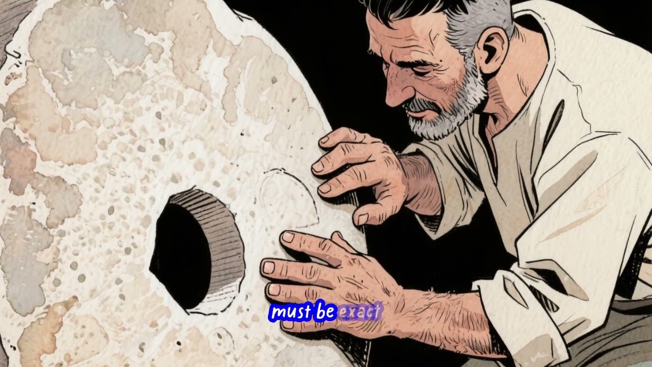 How Stone Mills Are Made by Hand 🪨🌾 | Real Moroccan Craft