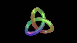 🌀 0033 | 4K Motion Graphics | Trefoil Knot B