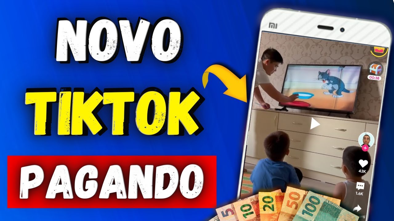 LANÇOU😱 Novo TIKTOK Pagando Pix De Graça [Ganhe Dinheiro ASSISTINDO VÍDEOS] App Pagando No Pix 2022