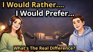 "I Would Rather... I Would Prefer... Stop Confusing These Forever!" | Beginner – A2/B1