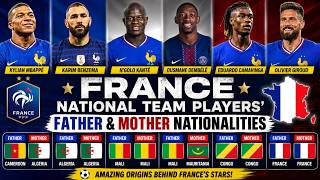 France National Team Players' Father & Mother Nationalities