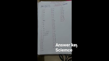 Term-1 Science Answer Key #class 10 science answer key