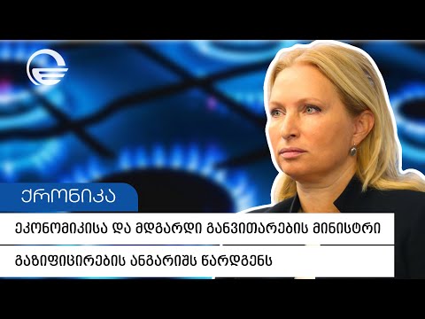 საქართველოს გაზიფიცირების სამუშაოები და სამომავლო გეგმები